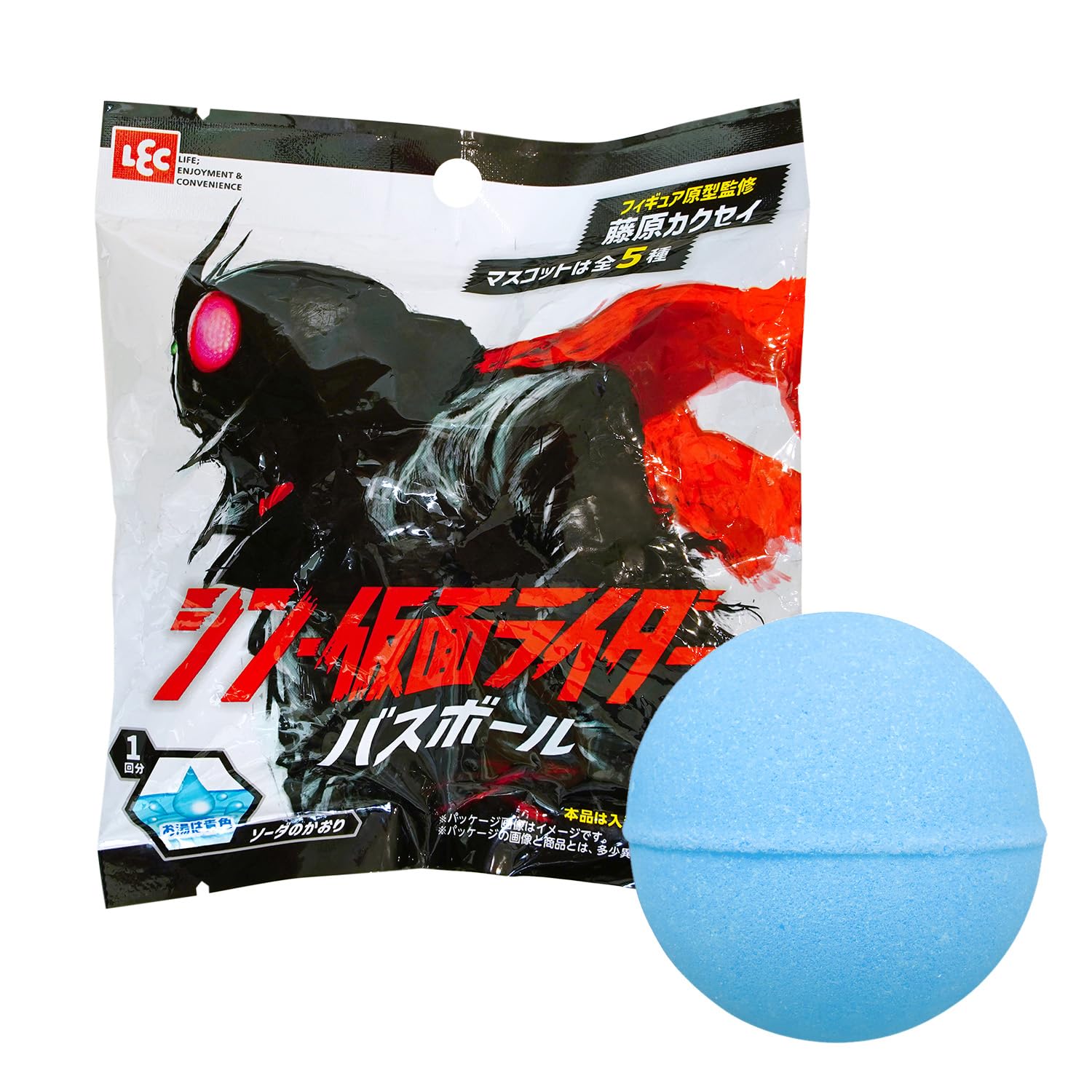 Amazon | レック(LEC) バスボール シン・仮面ライダー マスコット入り